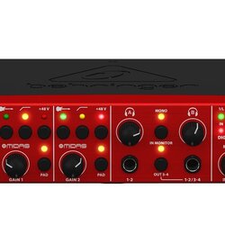 Behringer FCA610 *ของแท้รับประกัน1ปี* 6 x 10 Firewire/USB ออดิโออินเตอร์เฟส, 24bit /96kHz, ADAT,S/PDIF