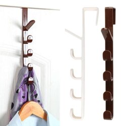 ที่แขวนประตู ตะขอแขวนประตู 5 ขอ ที่แขวนของเกี่ยวประตู