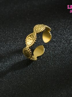 แหวน ปรับระดับได้ แหวนทอง สแตนเลส Adjustable Stainless Steel Ring (SKU-05956)