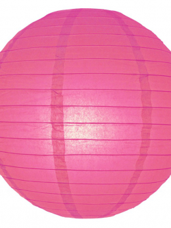 โคมไฟกระดาษ ชมพูเข้ม