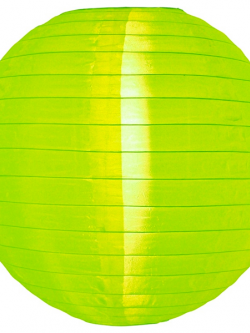 โคมไฟผ้า สีเขียว