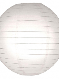 โคมไฟกระดาษ ขาว