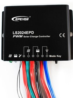 LS2024EPD 20A 12V/24V PWM Solar Charge Controller