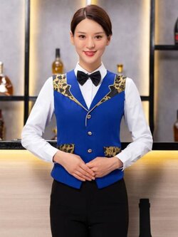 เสื้อกั๊กพนักงานไนท์คลับ บาร์ พนักงานโรงหนัง โรงละคร