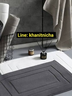 ผ้าเช็ดเท้าโรงแรม พรมห้องน้ำโรงแรมห้าดาว พรมเช็ดเท้่หน้าห้องน้ำ