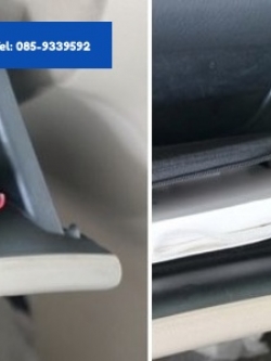 กล่อง interface เก็บไว้ในลิ้นชักเก็บของฝั่งคนนั่งข้างครับ ดูเรียบร้อยและเป็นระเบียบดี