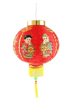 โคมไฟเต็งลั้ง ลายเด็ก