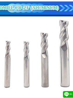 ENDMILL CB 2F (ALUMINUM) 55HRC
