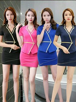 ชุดพนักงานไนท์คลับ แอร์โอสเตส พนักงานโรงหนัง โรงละคร