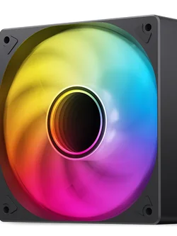 พัดลมเคส Jonsbo SL-120 ARGB 3pin 5V+4pin PWM 120mm. 1500RPM สีดำ