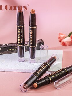 (พร้อมส่ง) Fit Colors คอนทัวร์สติ๊ก 2in1 ไฮไลท์และเฉดดิ้งในแท่งเดียว ครีมคอนทัวร์หน้าเรียว V-Shape กันน้ำ ติดทนนาน