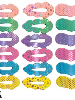 กิ๊บติดผม พาสเทล คละสี (1 แพ็ค มี 6 ชิ้น) Hair Clip (1 Pack - 6 pcs)