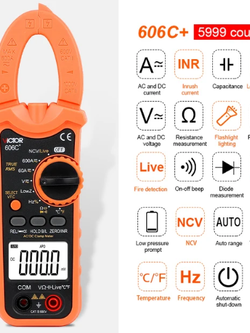 Digital Clamp Meter VICTOR 606C Plus แคลมป์มิเตอร์