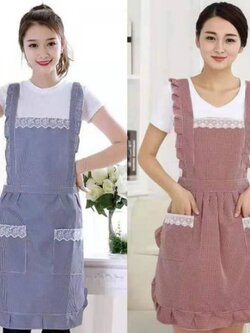 ผ้ากันเปื้อนสไตล์ญี่ปุ่น คอฟฟี่ช๊อป ผ้ากันเปื้อนเชฟ ผ้ากันเปื้อนกุ๊ก