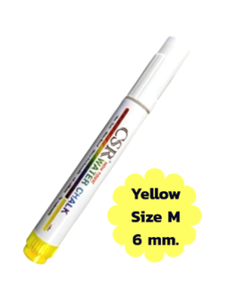 ปากกาไวท์บอร์ด CSR Water Chalk Size M (Yellow) ปากกาชอล์กน้ำขนาด M สีเหลือง