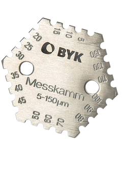 Wet Film Thickness Gauge - hexagon in microns BYK No. 3507
