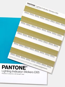 PANTONE Lighting Indicator Stickers D65