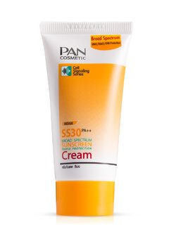 Pan SS30 Broad Spectrum Sunscreen Cream-Beige 30 g. กันแดด SPF30 สีเบจ
