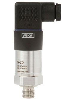 WIKA S-20 Pressure Transmitter Measuring range -1...0 bar gauge