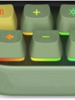 อะไหล่ ปุ่ม Key Cap ของ Divoom Ditoo Pro สีเขียว Green