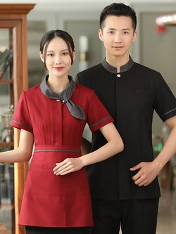 ชุดพนักงานฟร้อนโรงแรม ชุดพนักงานร้านอาหาร ชุดพนักงานเสริฟ ชุดพนักงานต้อนรับ