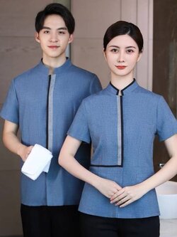 เสื้อแม่บ้าน เสื้อพนักงานทำความสะอาด ชุดแม่บ้านโรงแรม รีสอร์ท