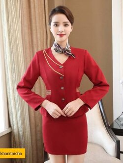 ชุดพนักงานร้านทอง ชุดพนักงานต้อนรับ ชุดพนักงานคลินิกความงาม