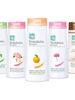 Shokubutsu Monogatari โชกุบุสซึ โมโนกาตาริ ครีมอาบน้ำ (200 มล) Shower Cream Natural & Healthy Skin (200 ML)
