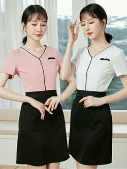 ชุดคลินิกความงาม ชุดนวดสปา ชุดพนักงานต้อนรับ