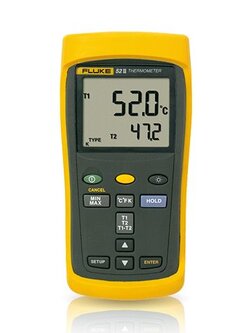 FLUKE 52-II Dual Input Digital Thermometer เครื่องวัดอุณหภูมิ