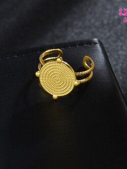 แหวน ปรับระดับได้ แหวนทอง สแตนเลส Adjustable Stainless Steel Ring (SKU-05955)