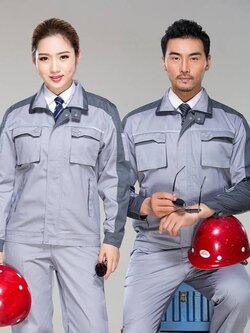 ชุดช่างวิศวกร ชุดช่างกลโรงงาน ชุดช่างก่อสร้างแถบสะท้อนแสง