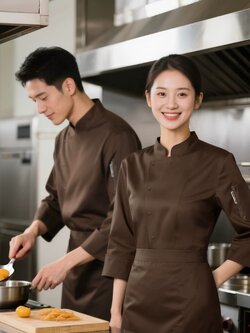 เสื้อเชฟโรงแรม เสื้อเชฟร้านอาหาร เสื้อเชฟยืดหยุ่นระดับไฮเอนด์ ชุดเชฟโรงแรมจัดเลี้ยง