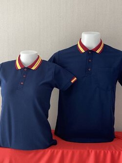เสิ้อยืดปกโปโล เสื้อโปโลแขนสั้น เสื้อฟอร์มพนักงาน พร้อมส่ง