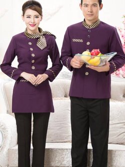 ชุดพนักงานเสริฟ ชุดพนักงานต้อนรับ โรงแรม ชุดพนักงานร้านอาหาร รีสอร์ท