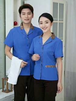 เสื้อแม่บ้าน พ่อบ้าน พนักงานทำความสะอาด