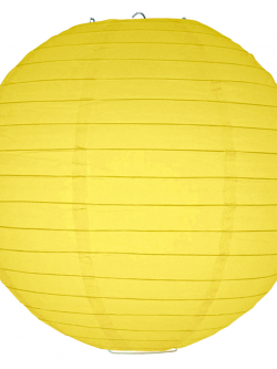 โคมไฟกระดาษ เหลือง