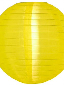 โคมไฟผ้า สีเหลือง