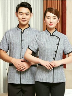 เสื้อแม่บ้าน พ่อบ้าน พนักงานทำความสะอาด