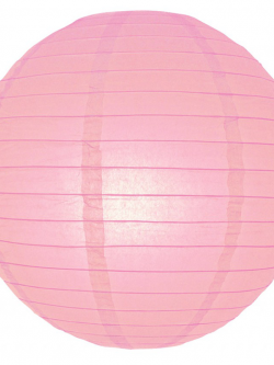 โคมไฟกระดาษ ชมพู