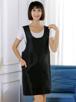 เสื้อคลุมช่างเสริมสวย ผ้ากันเปื้อนช่างตัด ช่างทำเล็บ เสื้อคลุมลูกค้า