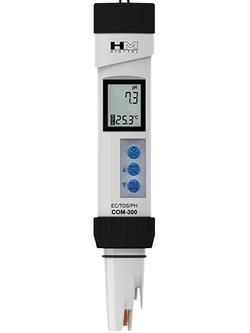 COM-300 Waterproof Professional Series pH/EC/TDS/Temp Meter