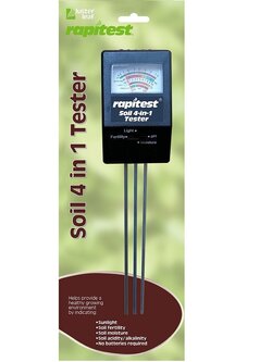 Rapitest mini 4 in 1 Meter รุ่น 1818 เครื่องวัดคุณภาพของดิน (pH, ความชื้น,ความเข้มแสง, ผลรวม NPK ในดิน)