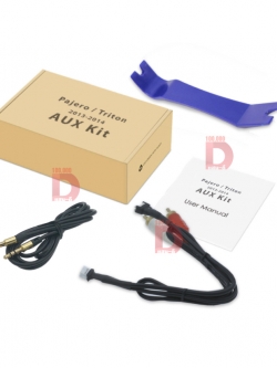 Aux kit สำหรับทำให้รูAux ที่มากับจอ M9, M9N วิทยุalpine9861e ปุ่มส้ม ใช้งานได้