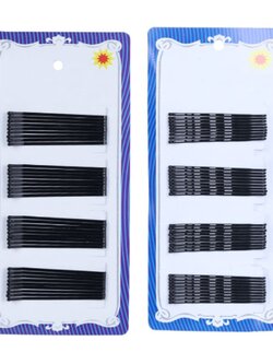 กิ๊บผมสีดำ ทำหรับจัดแต่งทรงผม กิ้บ ผู้หญิง (2 นิ้ว - 36 ชิ้น ในแพ็ค) Black Hair Pin (2 Inches - 36 Pcs in Pack)