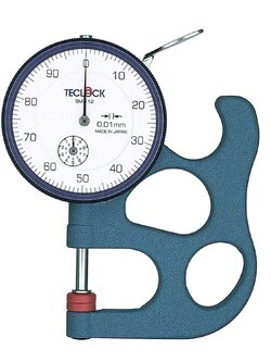 ไดอัลเกจวัดความหนา Teclock Dial Thickness Gauge, 10mm/0.01 – SM-112