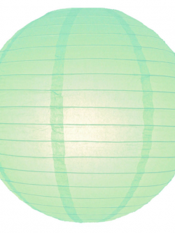 โคมไฟกระดาษ เขียวมิ้นท์