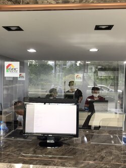 Acrylic Partition for GCB HOUSE