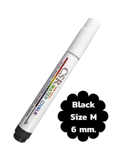 ปากกาไวท์บอร์ด CSR Water Chalk Size M (ฺBlack) ปากกาชอล์กน้ำขนาด M สีดำ