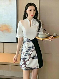 ชุดคลินิกความงาม ชุดนวดสปา พนักงานต้อนรับ